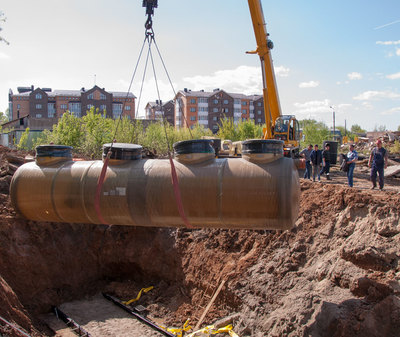 Ливневые очистные сооружения Векса-40 для жилого комплекса
